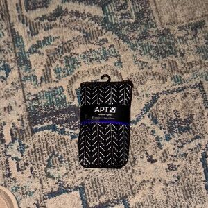 Apt. 9 Black and White Chevron Socks